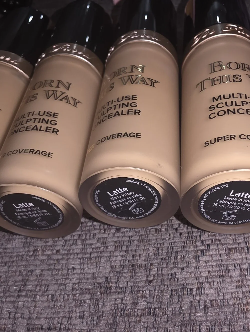 New Too Faced Born This Way Multi-Use Sculpting Concealer Shade Latte Lot of 6